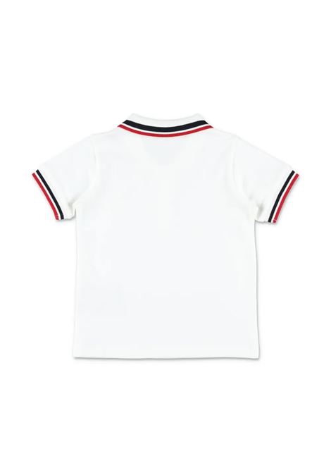 Completo Bianco e Blu Con Shorts e Polo Con Logo e Tricolore MONCLER ENFANT | 951-8M00014-89AL2F07